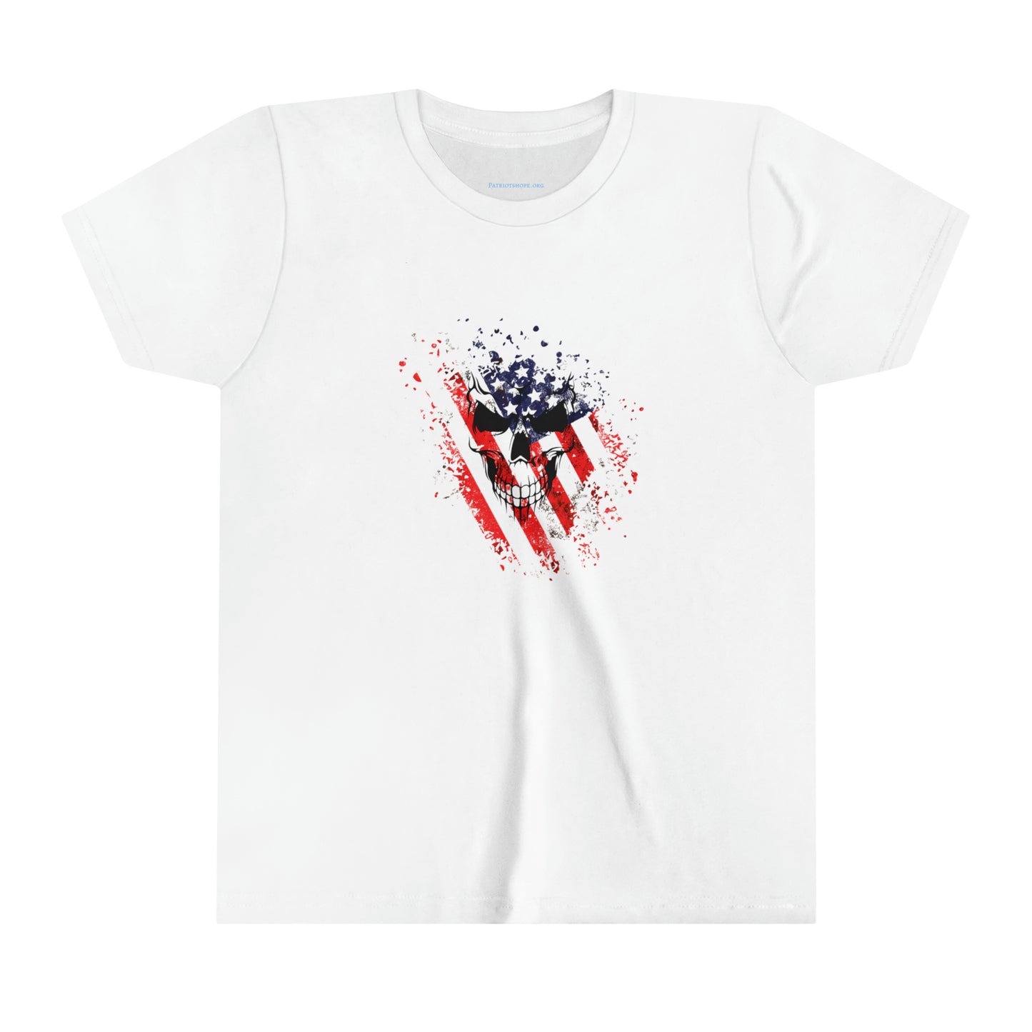 Skull flag Youth Short Sleeve Tee