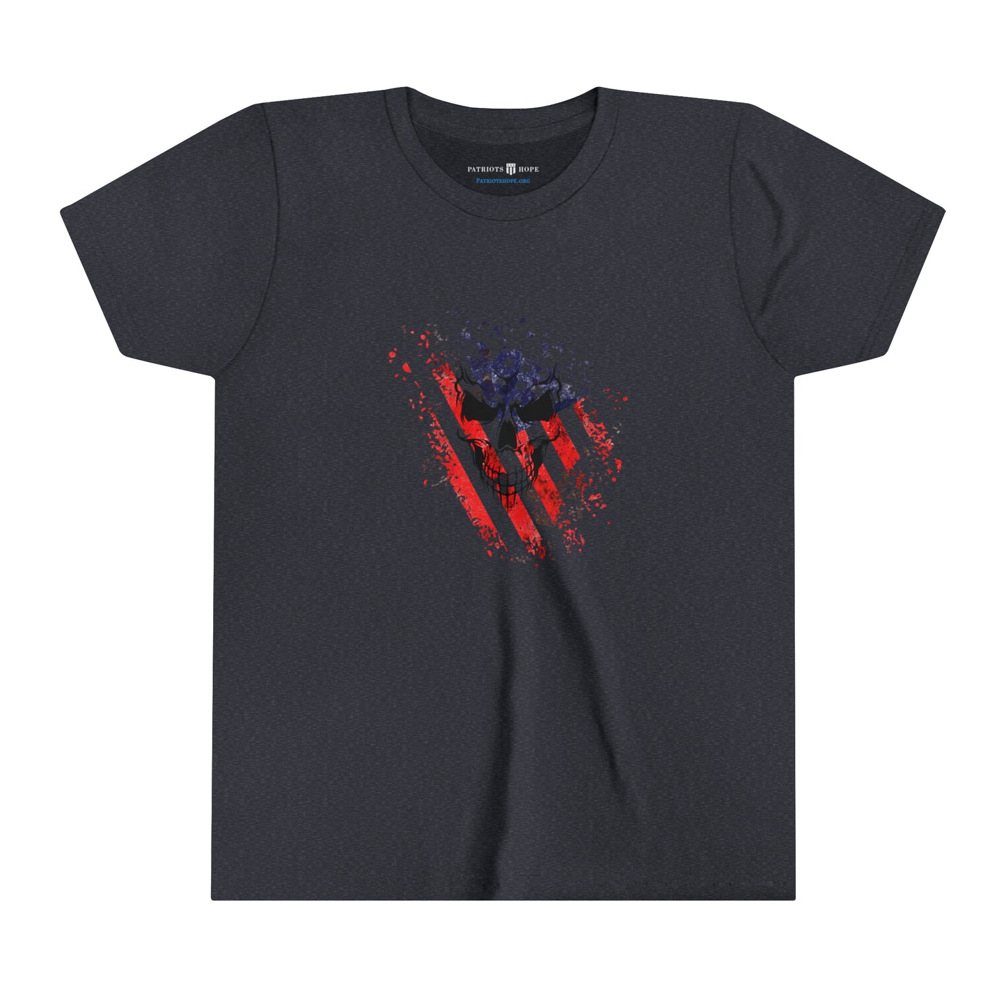 Skull flag Youth Short Sleeve Tee